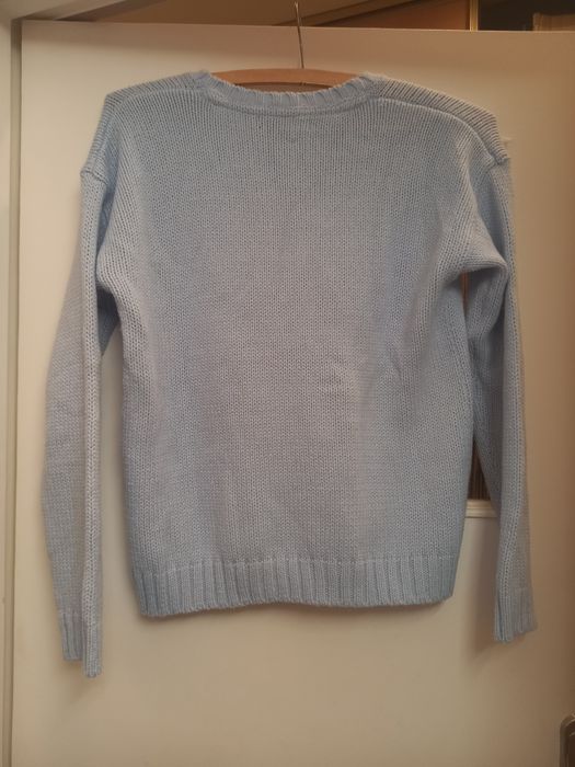 Sweter świąteczny pingwin fashion union 40  oczy ruchome  Boże narodze
