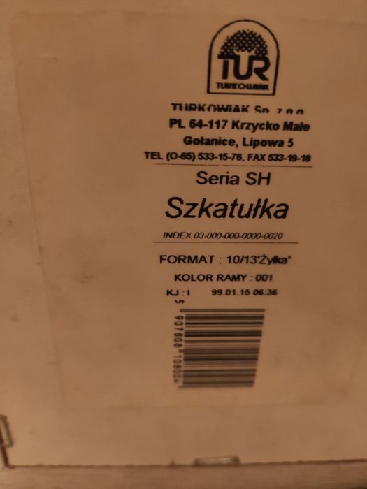 Szkatułka na biżuterię