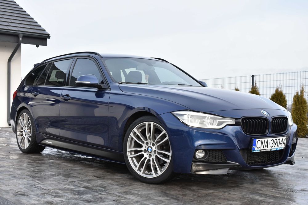 BEZWYPADKOWE BMW F31 320d M-pakiet LED Duża Navi Skóra Nowe Opony