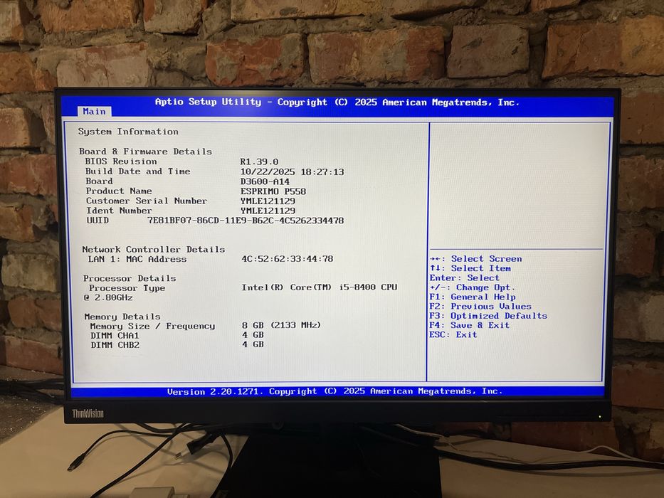 Системний блок Fujitsu Core i5 8400