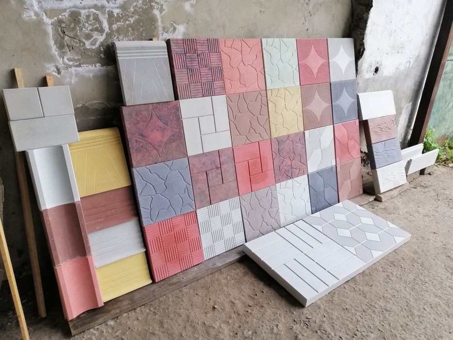 Тротуарна плитка 30×30×3см бруківка доріжка стежка бетонна плитка