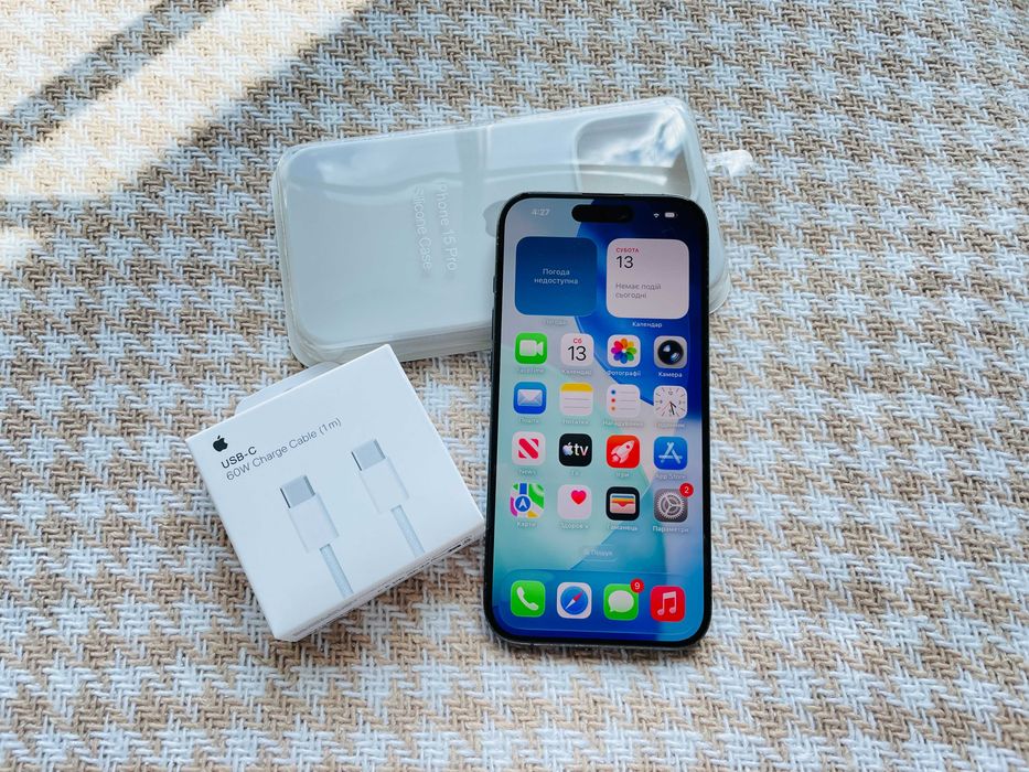 ‼️IPHONE 15 PRO 256GB Blue Titanium NEVERLOCK ( 69428)
