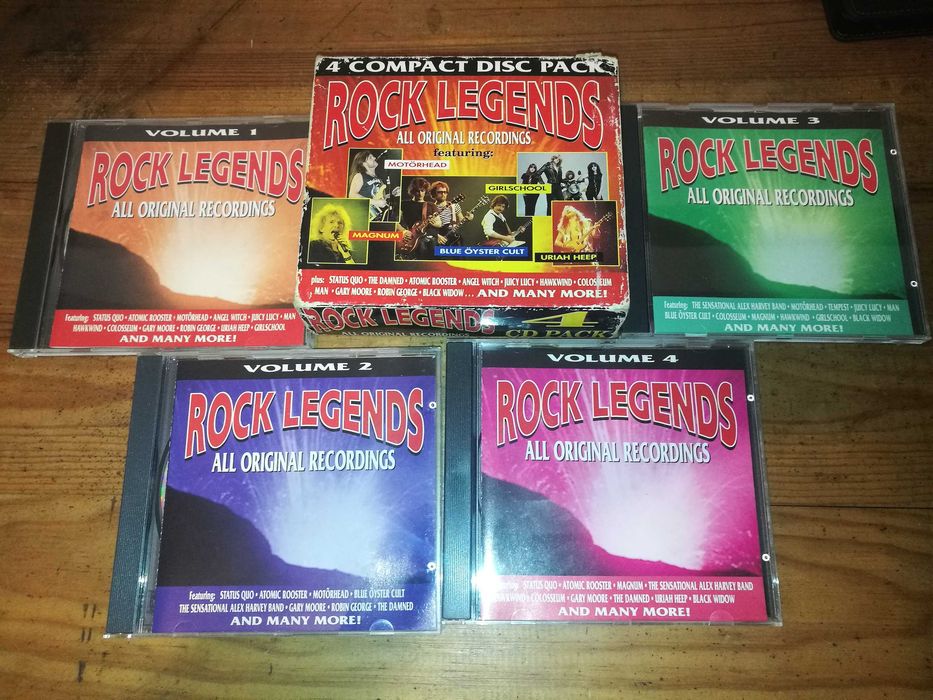 VARIOS - Rock Legends - All Original Recordings	(Box 5XCD)