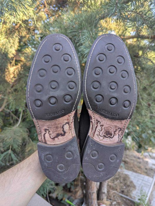 Чоловічі коричневі замшеві туфлі дербі Sebago