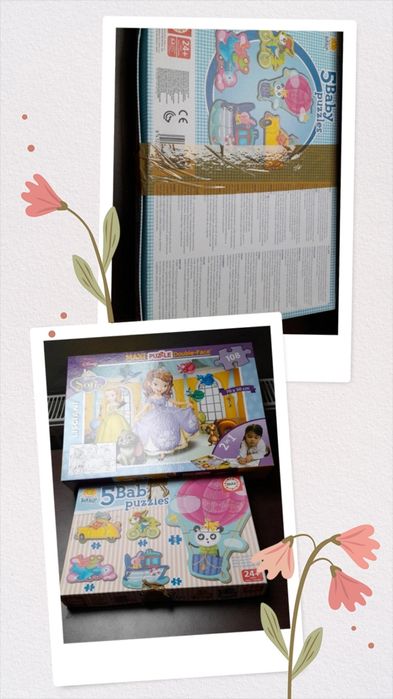 Puzzle dla dzieci powyżej 2lat