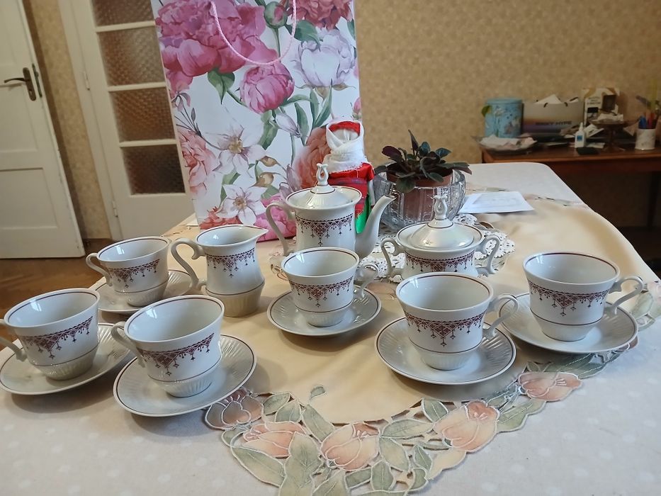 Раритетный чайный сервиз на 6 персон,новый,Баранивка.