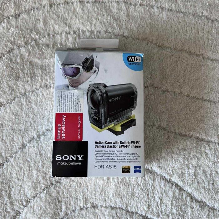 Kamera Sony HDR-AS15 1920 pixeli Full HD sportowa z Wi-FI