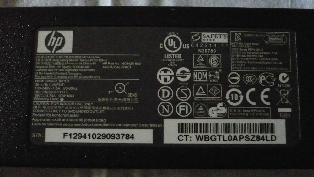 Peças Computador Portátil HP G62 b90SP
