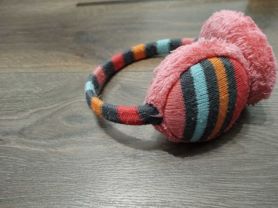 Nauszniki ciepłe, kolorowe