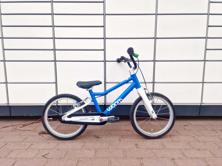 Rower używany woom 3 niebieski po jednym dziecku - po serwisie / WARSZAWA