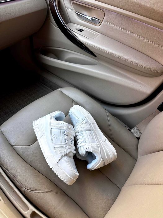 Кросівки Louis Vuitton Trainer Sneaker White Кроссовки Луи Витон 36, 37, 42, 44, 45