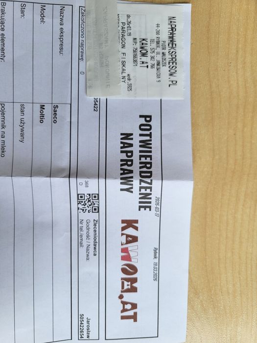 Ekspres Saeco Moltio