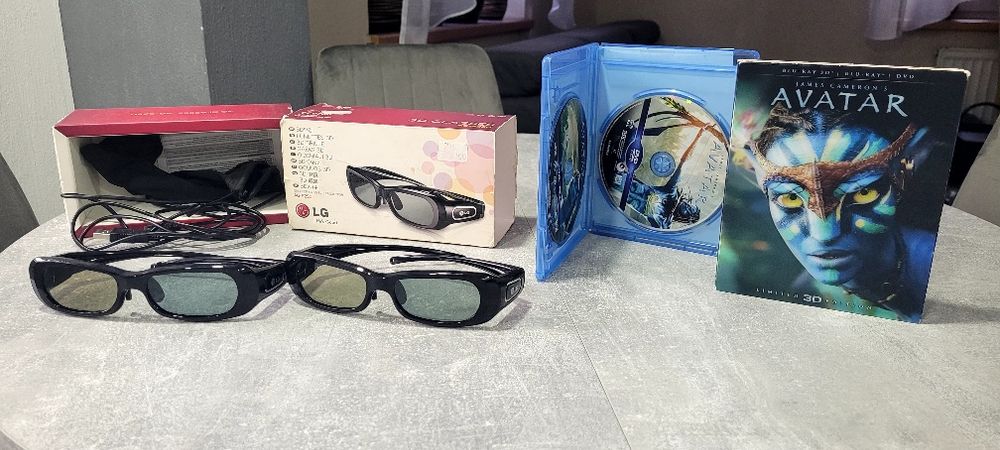 BLU-RAY 3D AVATAR plus okulary3D LG