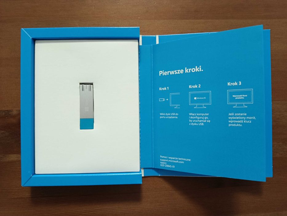 System operacyjny Microsoft Windows 10 HOME 32/64 bit - wersja BOX