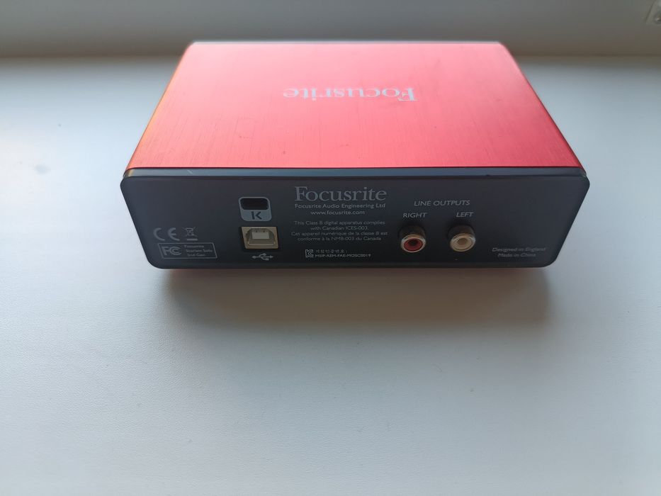 Звукова карта Focusrite Scarlett Solo 2nd gen