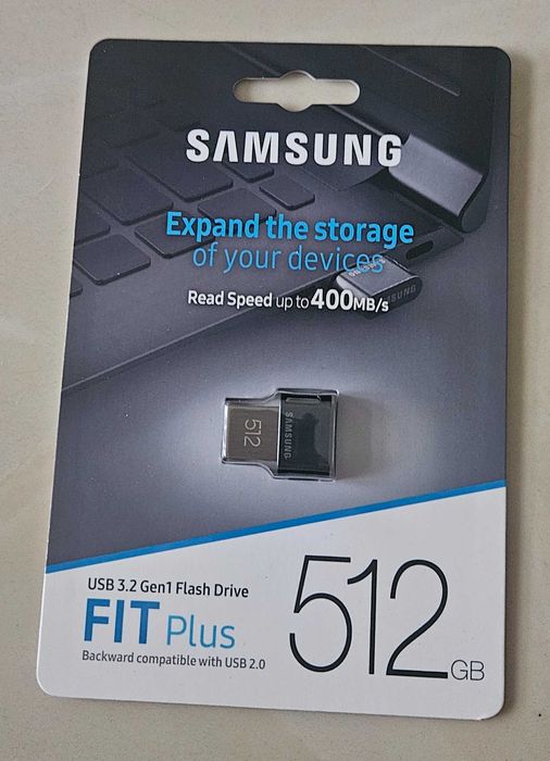 pendrive Samsung FIT Plus 2020 USB 3.1 Flash Drive 512GB MUF-512AB/APC