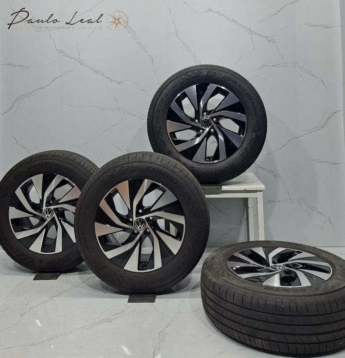 Jantes 17" originais VW Tiguan 5x112 com pneus