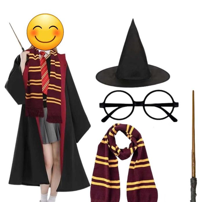 5w1 Harry Potter strój kostium przebranie, r. L Halloween czarodziej