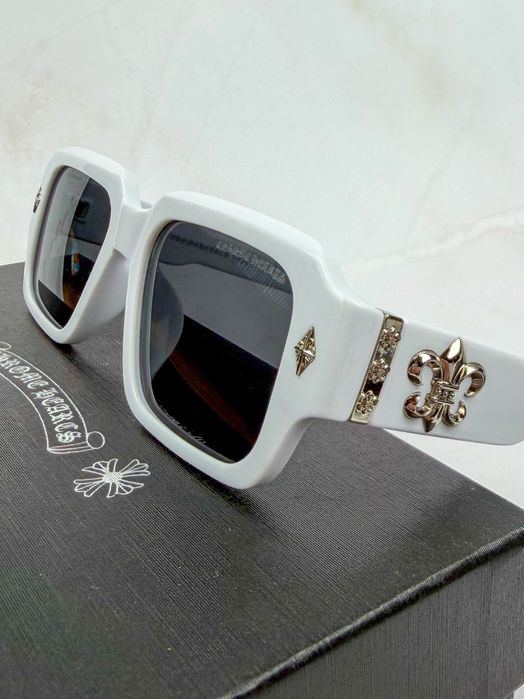 ‼️ СВЄГ‼️ Сонцезахисні Окуляри Chrome Hearts / Поляризаційні фотохромні Окуляри Хром Хартс