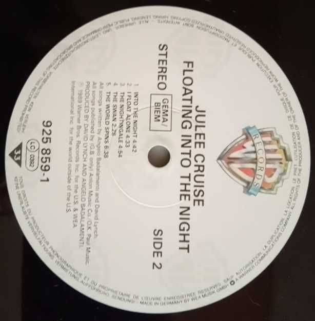 Julee Cruise - - - - - Floating Into the Night - - - - - LP