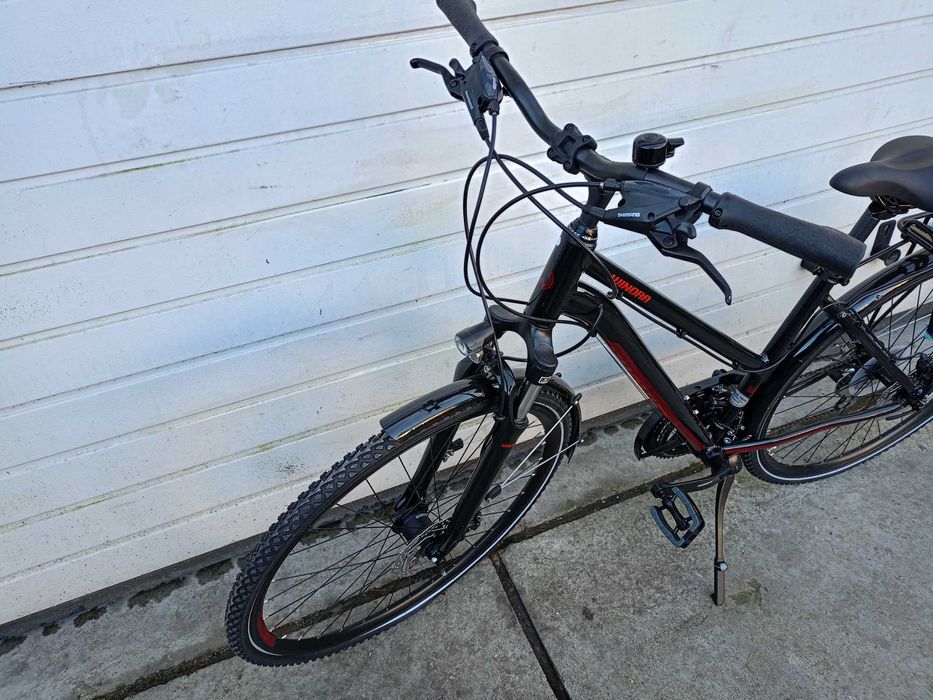 Rower damski WINORA Domingo 28 cali 24disc rama 44cm Nowy Niemiec