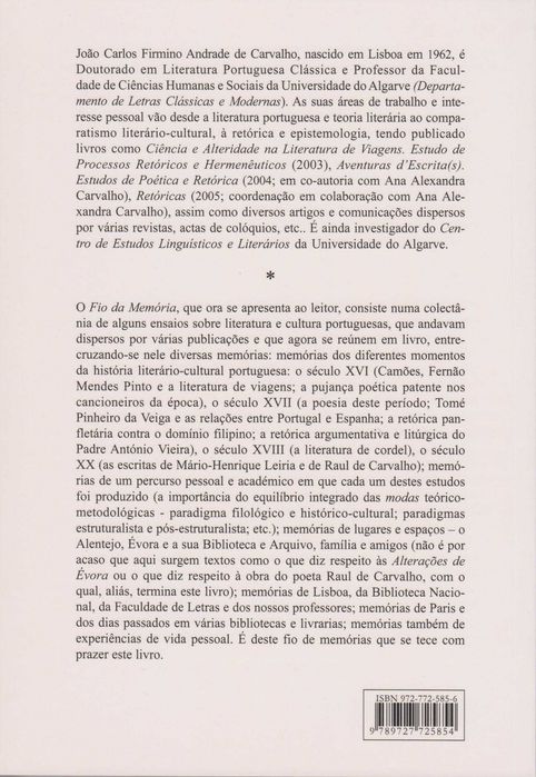 Retóricas e Outras Retóricas - João Carlos Carvalho