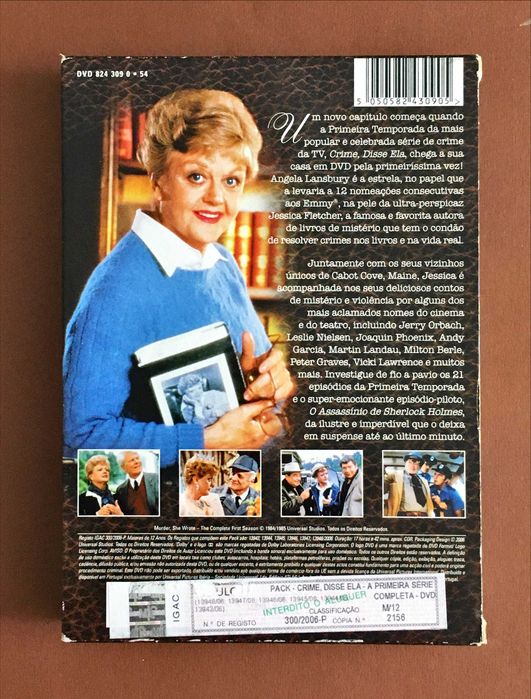 SÉRIE DVD Policial Crime Disse Ela Columbo Miss Marple Maigret