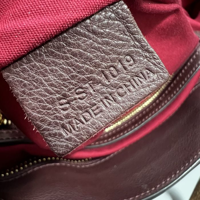 Жіноча сумка Celine Macadam Canvas and Leather Vertical Tote bag