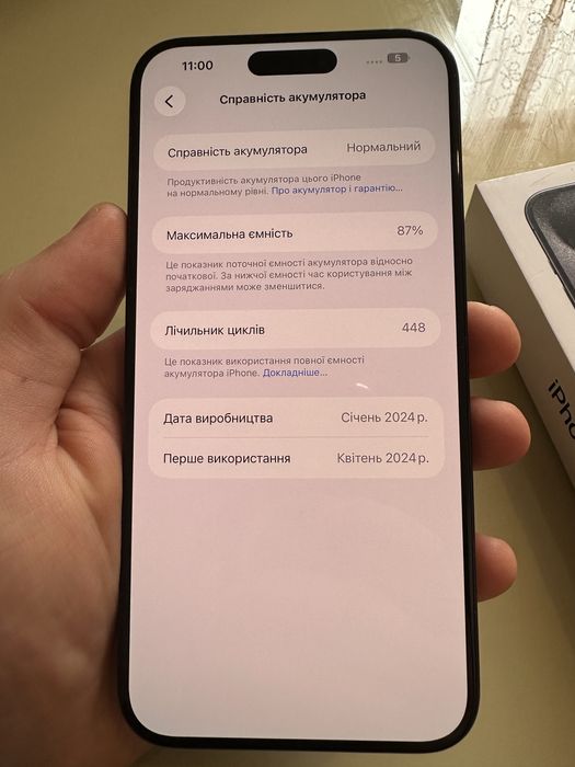 Iphone 15 pro max 256GB