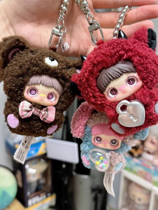 Оригинал MayMei: Плюшевый брелок "May I Love You" (Мини-подвеска)