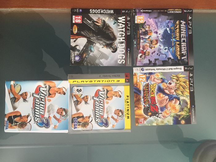 LOTE Capas e manuais (troca)