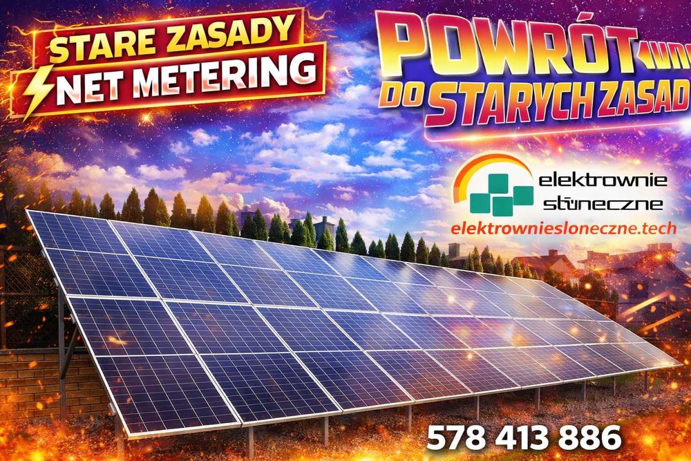 Instalacja fotowoltaiczna9kWp+magazyn16kWh + STARE ZASADY NET-METERING