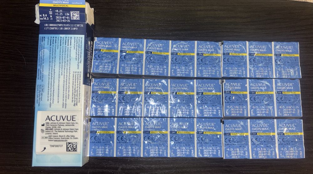Acuvue Oasys Max 1-Day Multifocal to soczewki kontaktowe