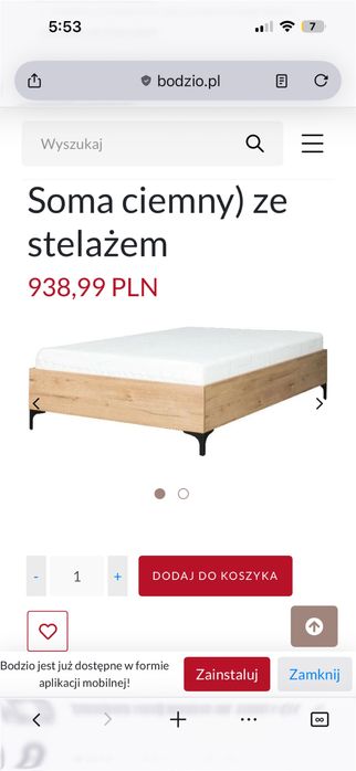 Sprzedam łóżko panama NOWE 120x200 (nie zlozone)