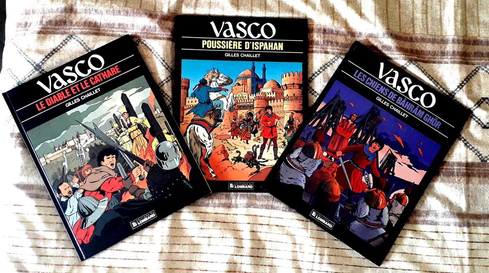Livros BD - Gilles Chaillet - Série Vasco (FR)  Só Vol. 1 a 4