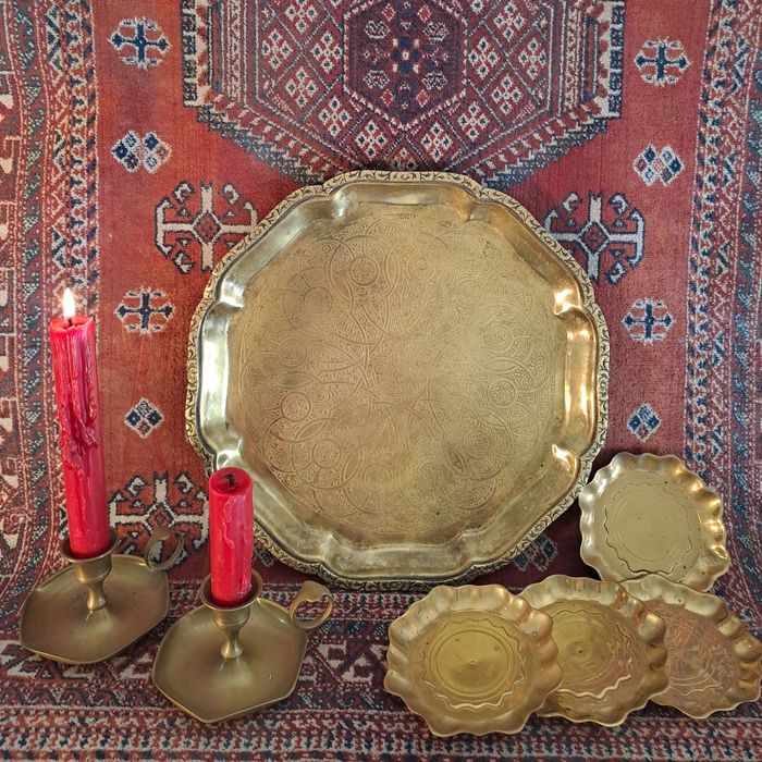 Várias  peças  em Latão   LOTE: 35€