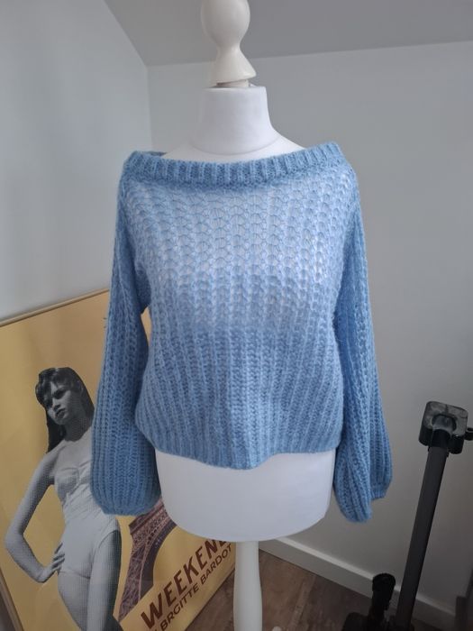 Sweter XS arnie says moher wełna