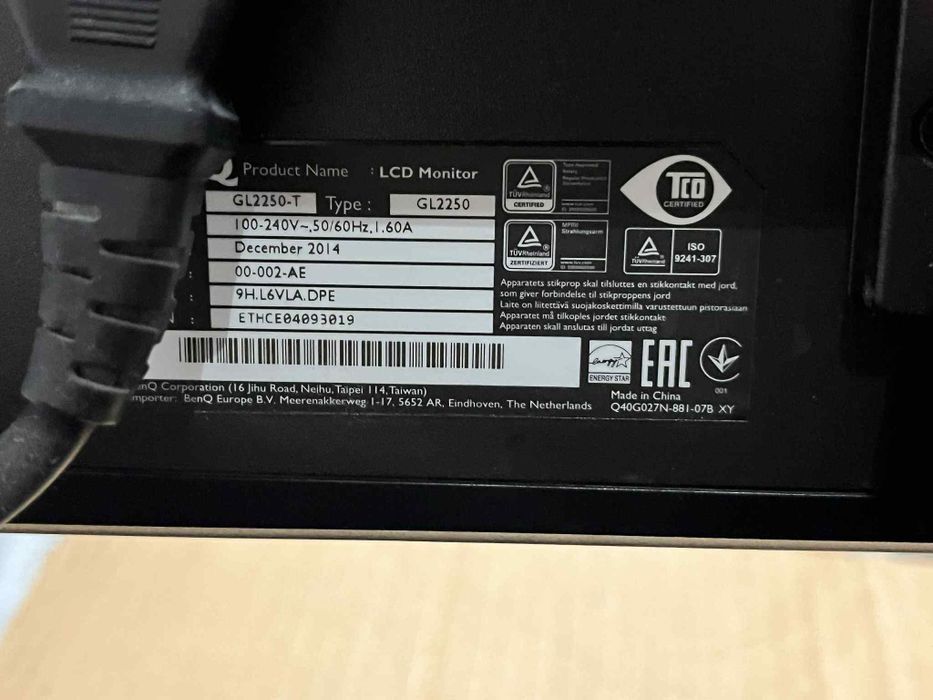 Monitor BenQ GL2250