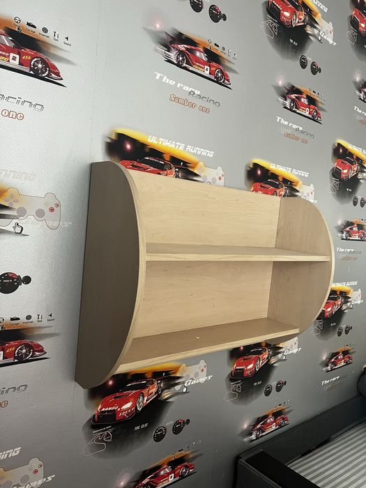 Полиця навісна бежева