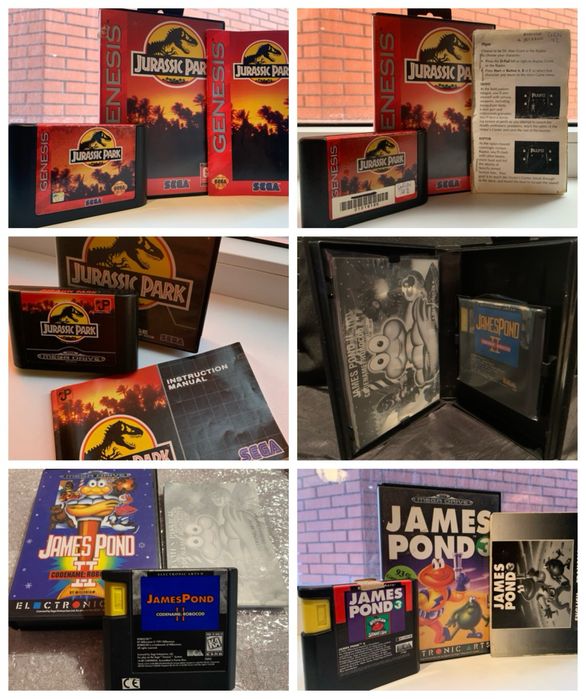 Картриджі Sega (Сега) Ліцензія!много новинок смотрите описание