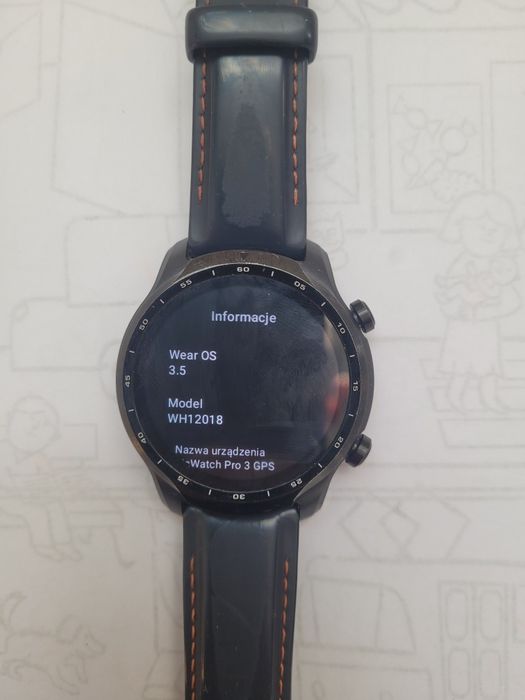 Zegarek z wearos google mobvoi tic watch pro gps
