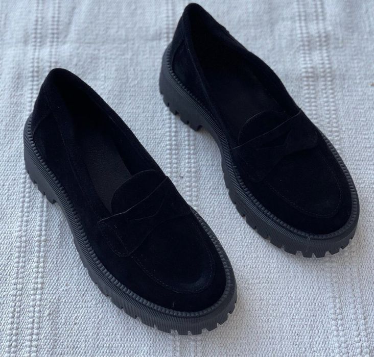 Лофери з натурнальної замші