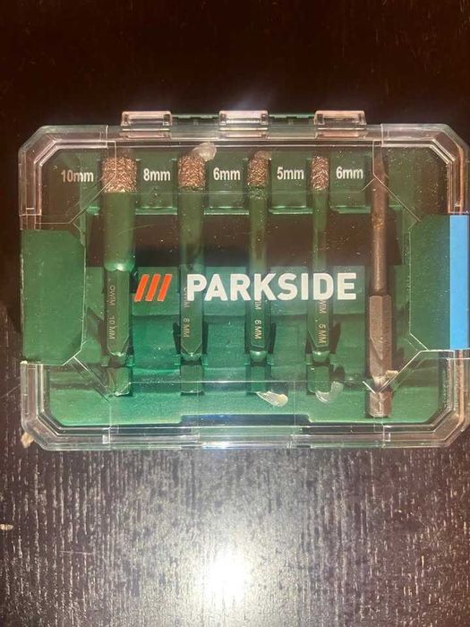 Conjunto de Brocas Diamantadas Parkside para Azulejos e Cerâmica
