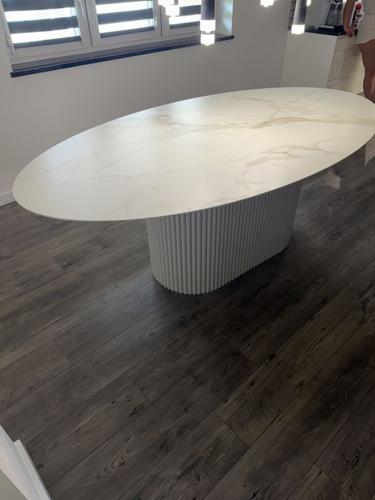 Stół do jadani glamour spiek konglomerat