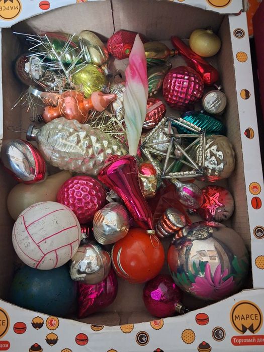 Старые елочные игрушки