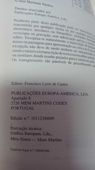 Livro História concisa de Portugal