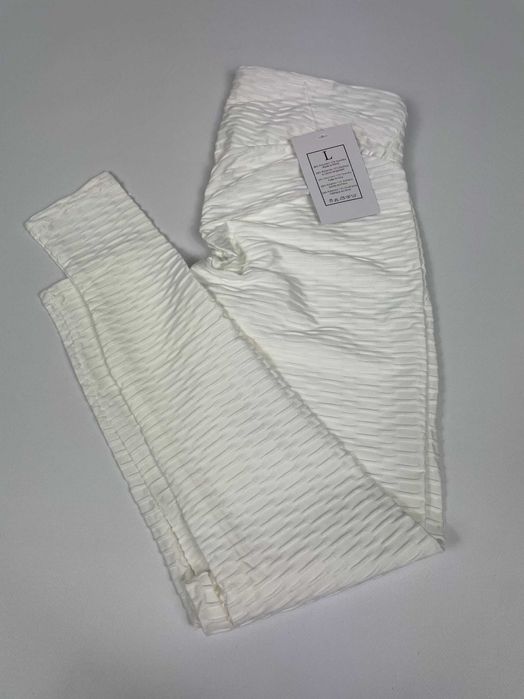 Tuopuda Legginsy o strukturze plastra miodu