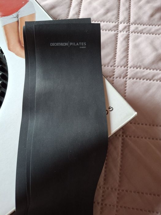 Almofada de equilíbrio e fita de pilates