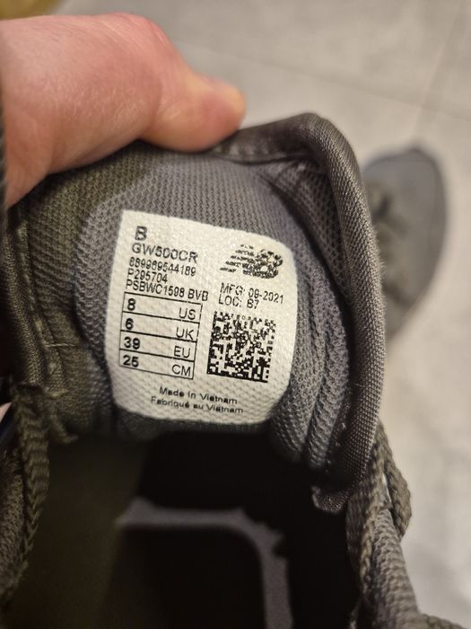 New Balance buty szare sneakersy 39