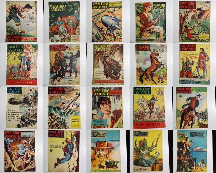 Livros Revistas Cavaleiro Andante Vários Números e Anos